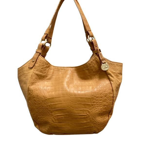 Brahmin Purse Women’s One Size “Jacqueline Melbourne”Embossed Alligator Leather - Picture 1 of 10